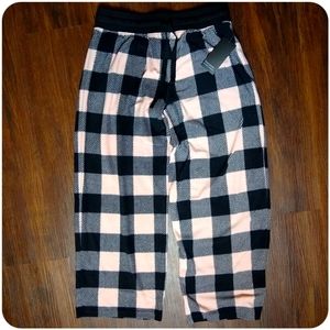 Free Press | Plaid Fleece Comfy Lounge Pajama Pants | NWT XS